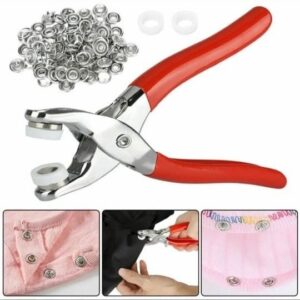 Hand Press Button Plier With 50 Tich Buttons | Tich and Snap Button Press Tool (moazproreview)
